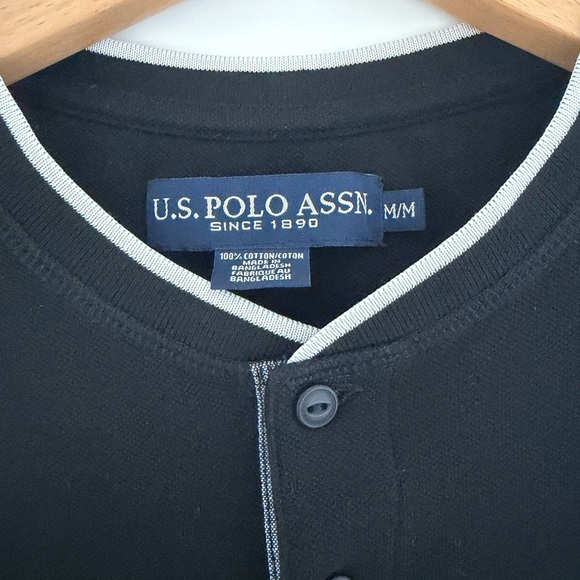 U.S. Polo Assn. Black Men's Polo Shirt - Picture 2 of 6